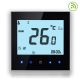 LCD Wifi Touch Screen Thermostat - WiFi Connection (16A, Black)
