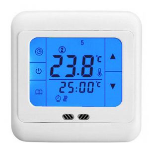Extra Load LCD Touch Screen Thermostat (Floor & Air Sensing Thermostat) 30 Amps